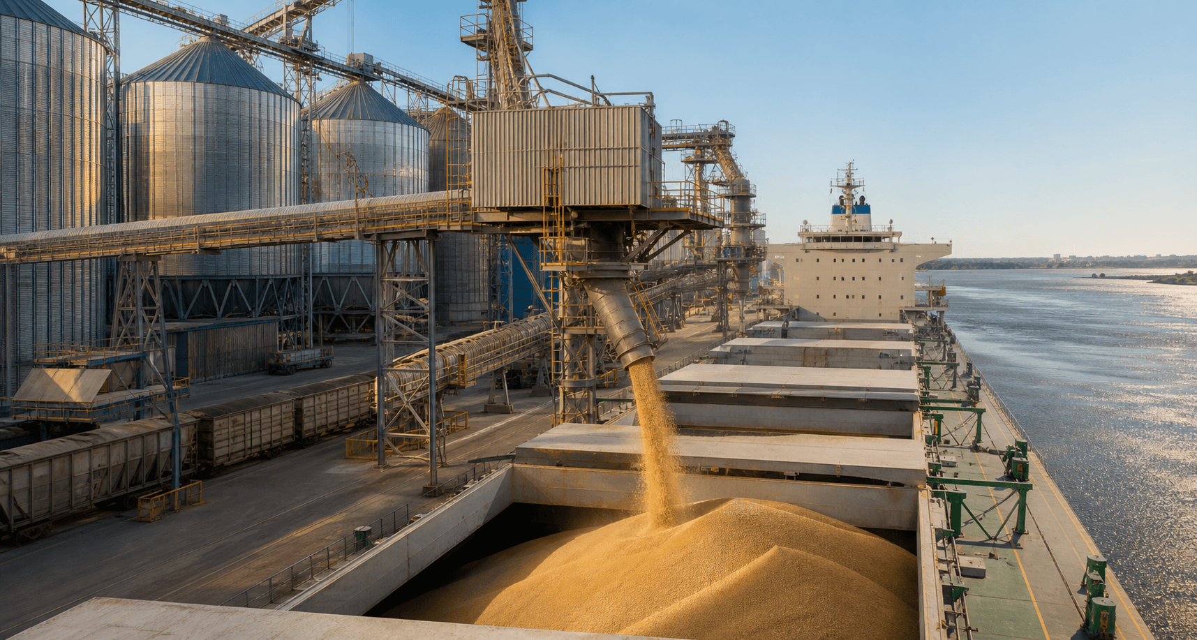 Escena agroindustrial para Puertos y Terminales de Embarque