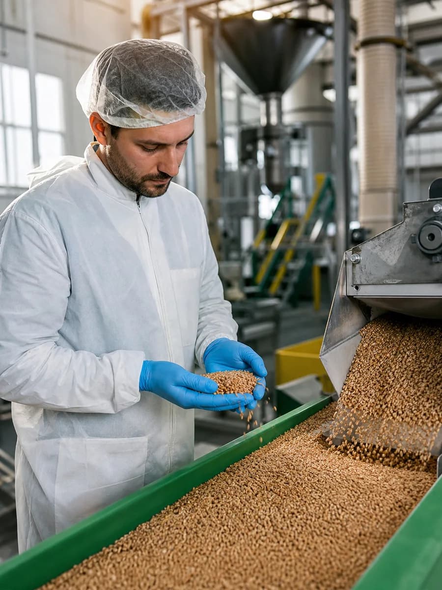 Escena agroindustrial para Industrias alimenticias