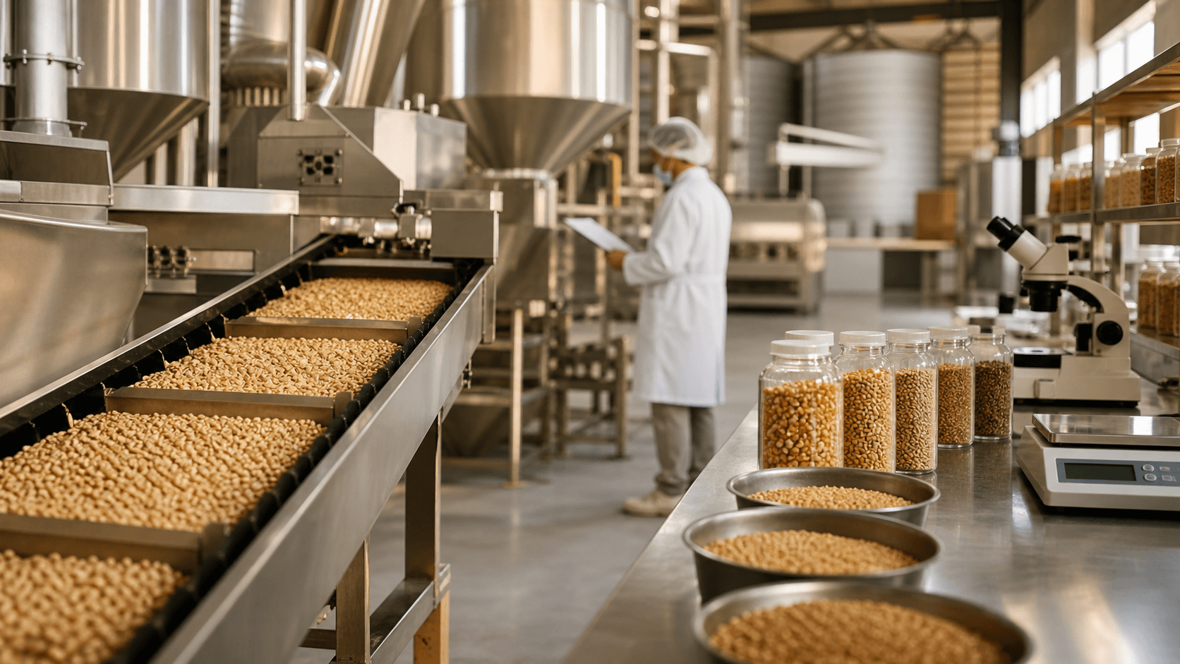 Escena agroindustrial para Industrias alimenticias