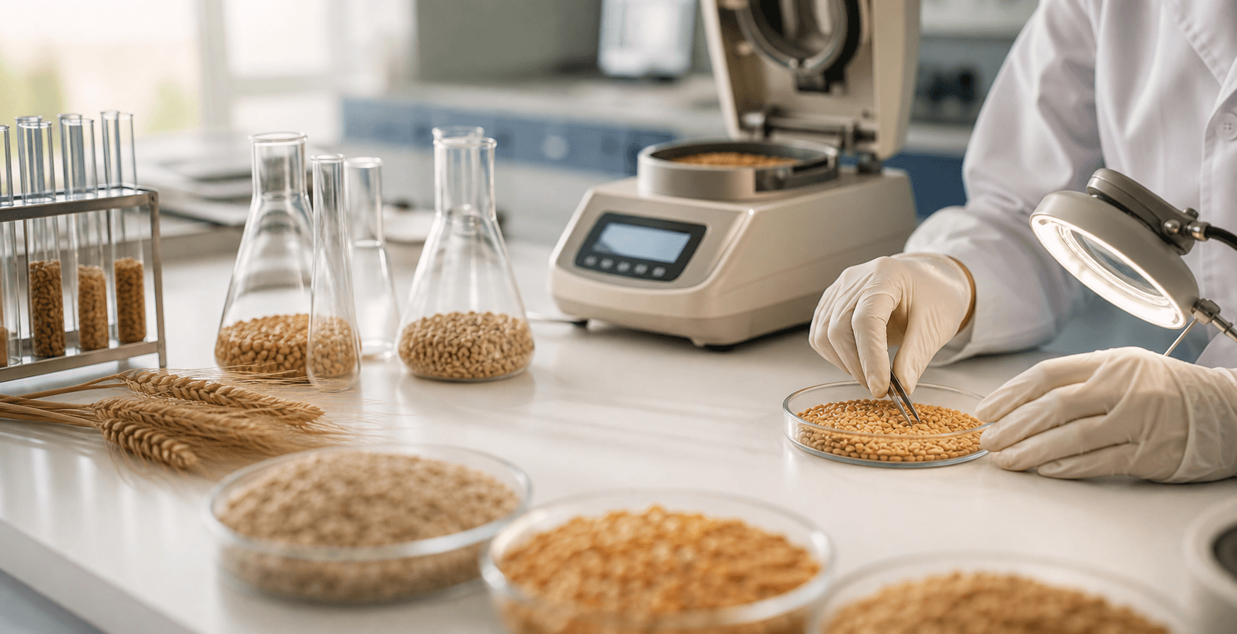 Escena agroindustrial para Laboratorios Privados