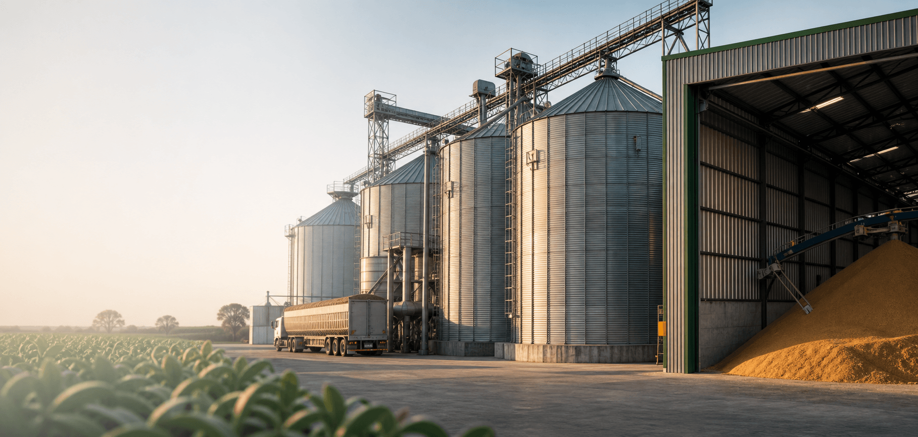 Escena agroindustrial para Plantas de Acopio de Granos