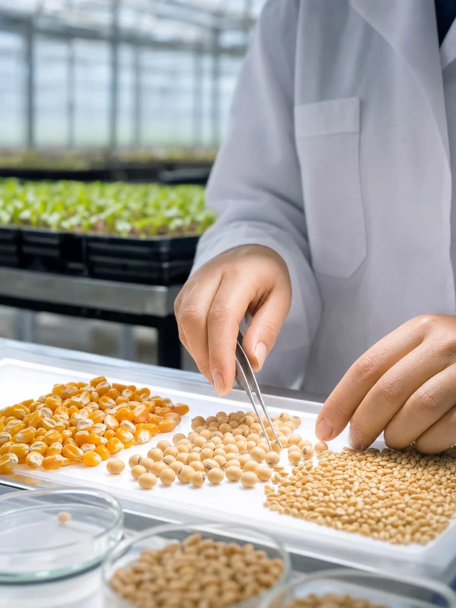 Escena agroindustrial para Semilleros y Control de Calidad