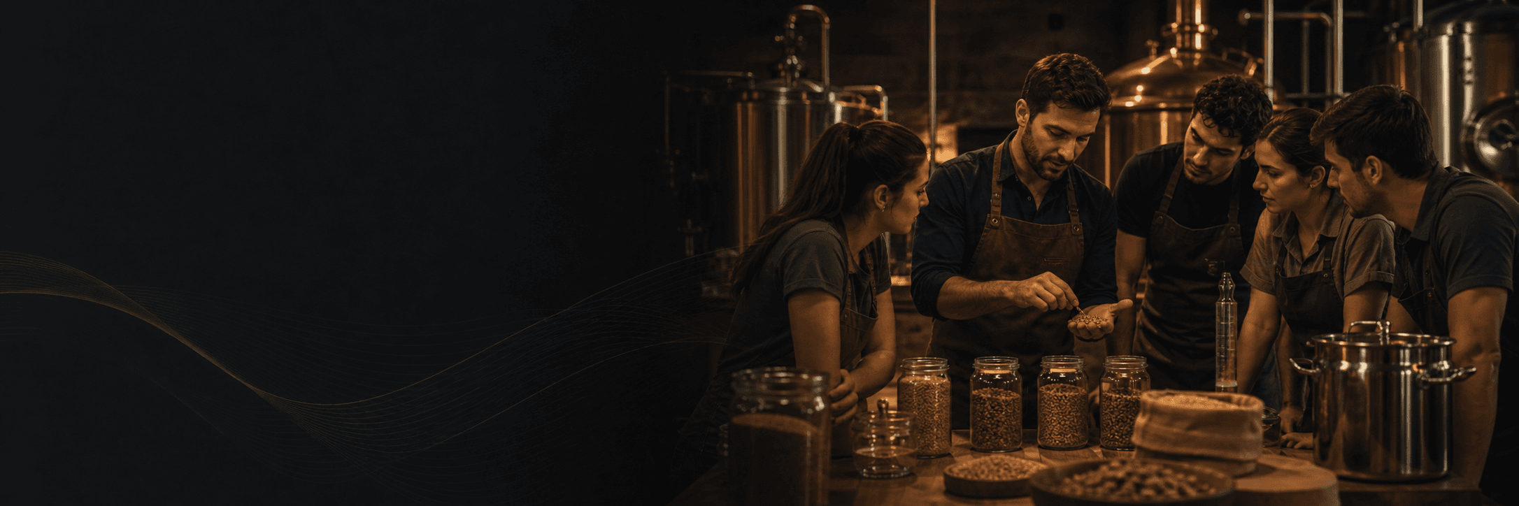 Banner de Instituto Montero para Elaboracion de Cerveza Artesanal en modo oscuro