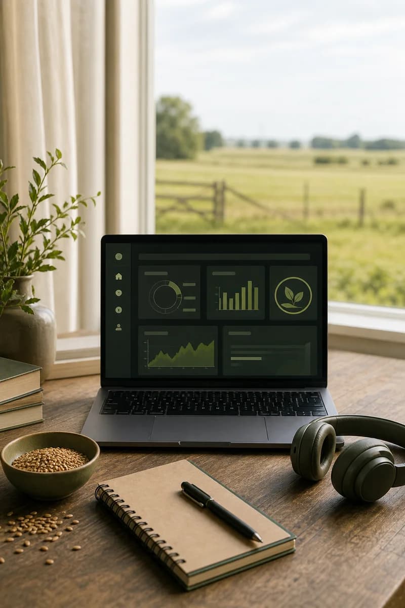 Estudiante realizando una cursada online desde su hogar