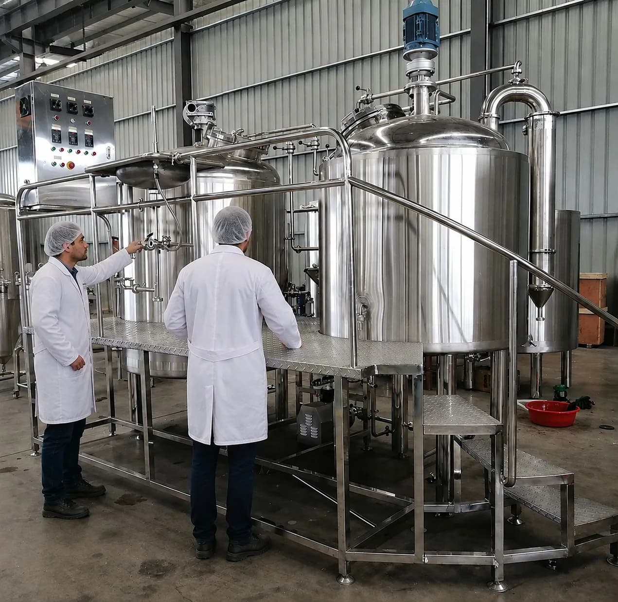 Escena agroindustrial para Industrias alimenticias